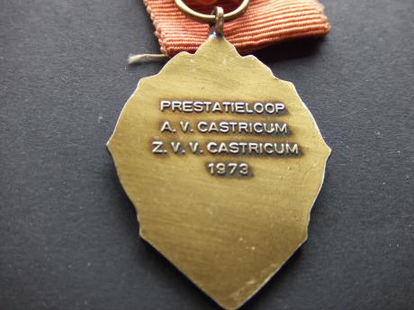 Atletiekvereniging Castricum prestatieloop 1973 goudkleurig (2)
